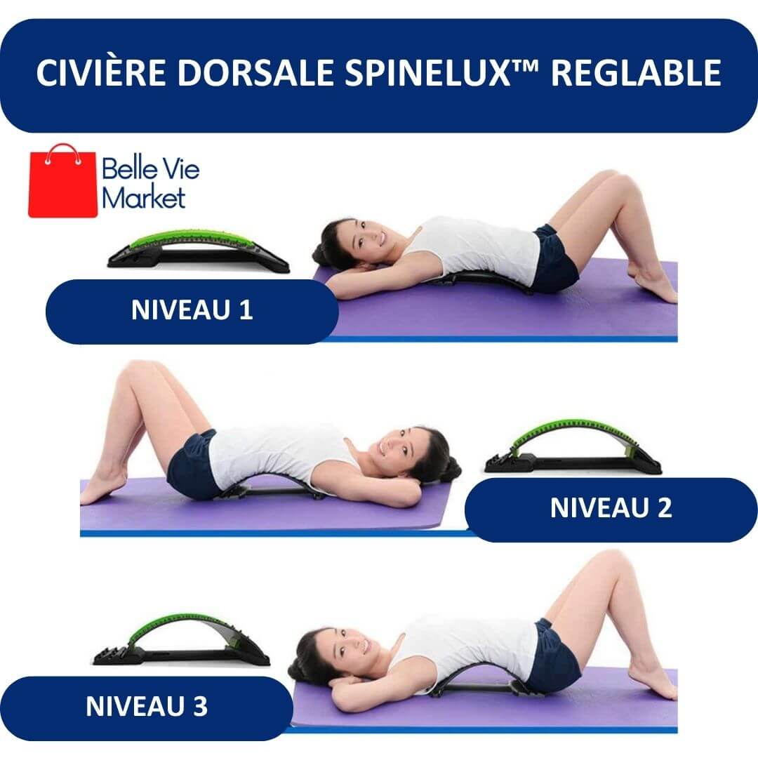 Civière Dorsale Spinelux™ Soulagement du mal de dos Belle Vie Market