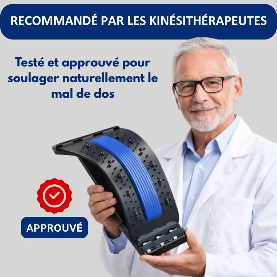 Civière Dorsale Spinelux™ - Soulage le mal de dos, les douleurs sciatiques et améliore votre posture Belle Vie Market Soulagement du mal dos en 5 minutes