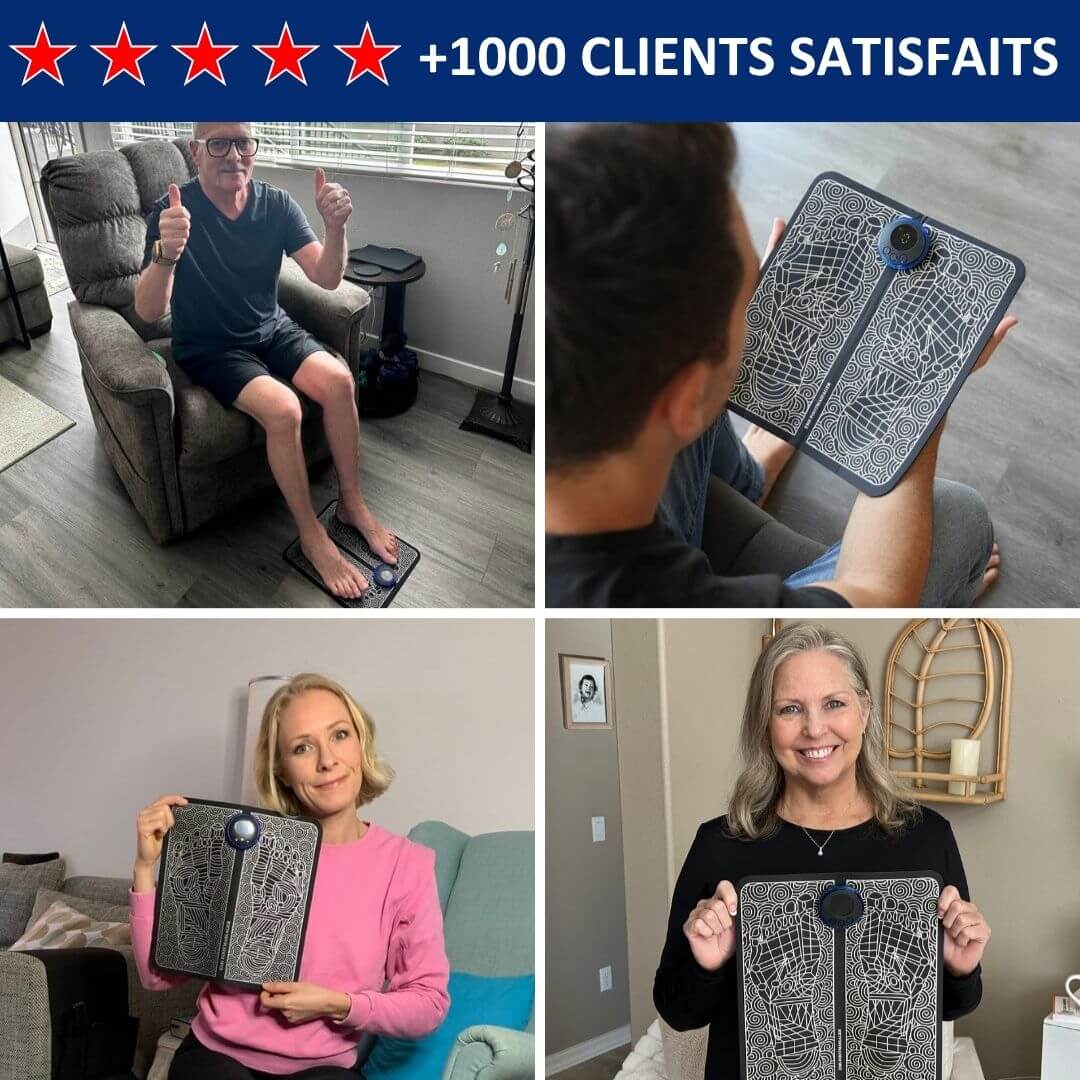 Tapis de Massage pour Pieds EMS - Pieds légers et sans douleur en 10 min Belle Vie Market