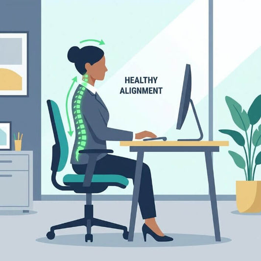 a woman with a healthy alignment
