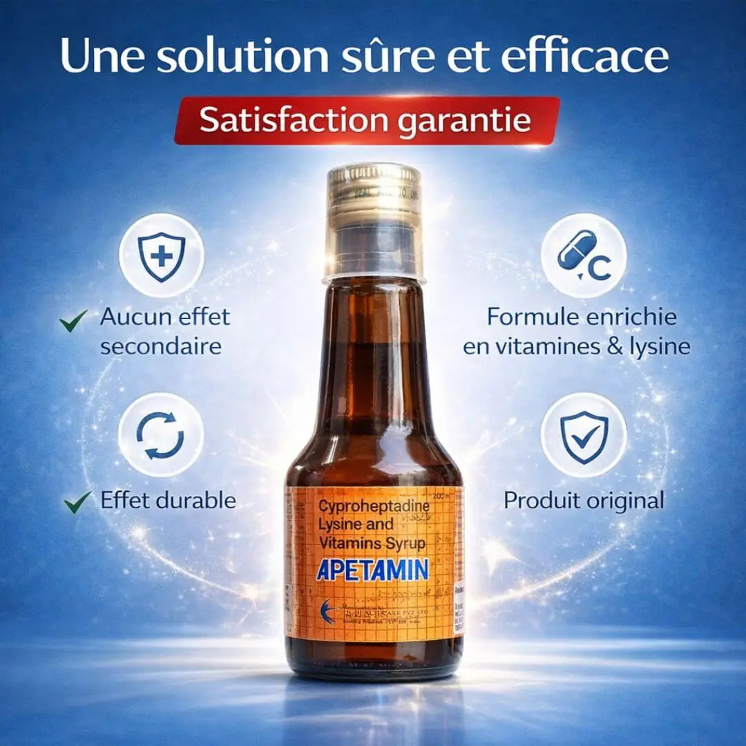 Sirop Apetamin Belle Vie Market Soulagement du mal dos en 5 minutes