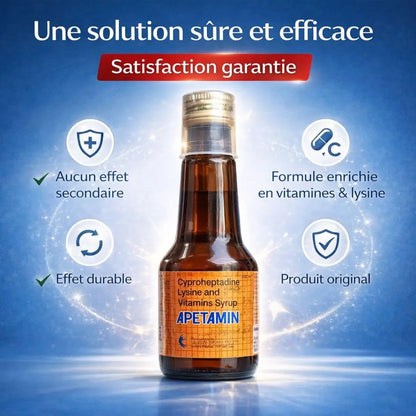 Sirop Apetamin Belle Vie Market Soulagement du mal dos en 5 minutes