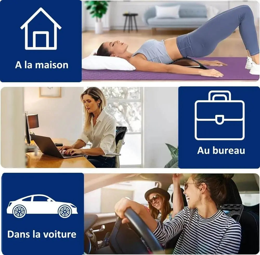 Civière Dorsale Spinelux™ Soulagement du mal de dos  Belle Vie Market  Belle Vie Market.