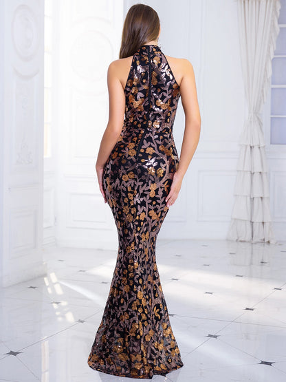 Robe de soirée longue à sequins Belle Vie Market