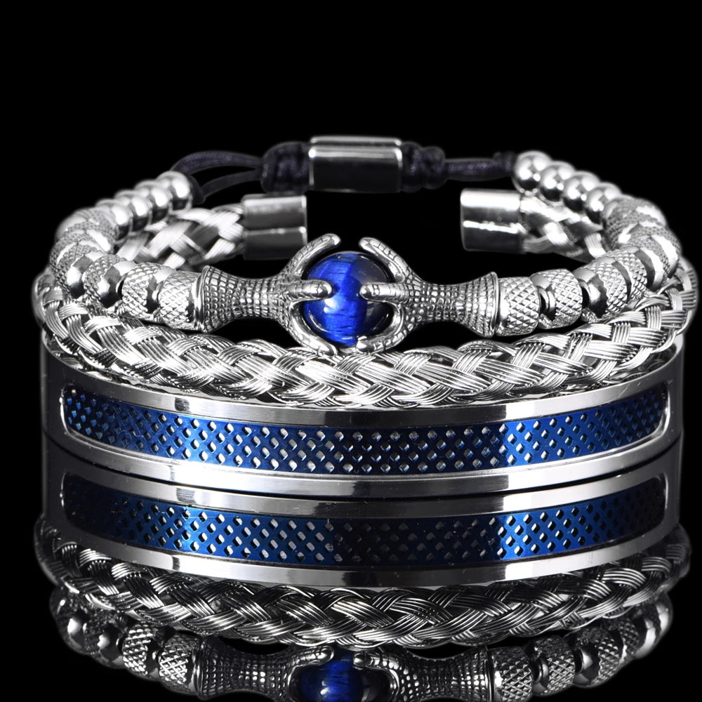 Bracelet de Luxe Pierre Œil de Tigre