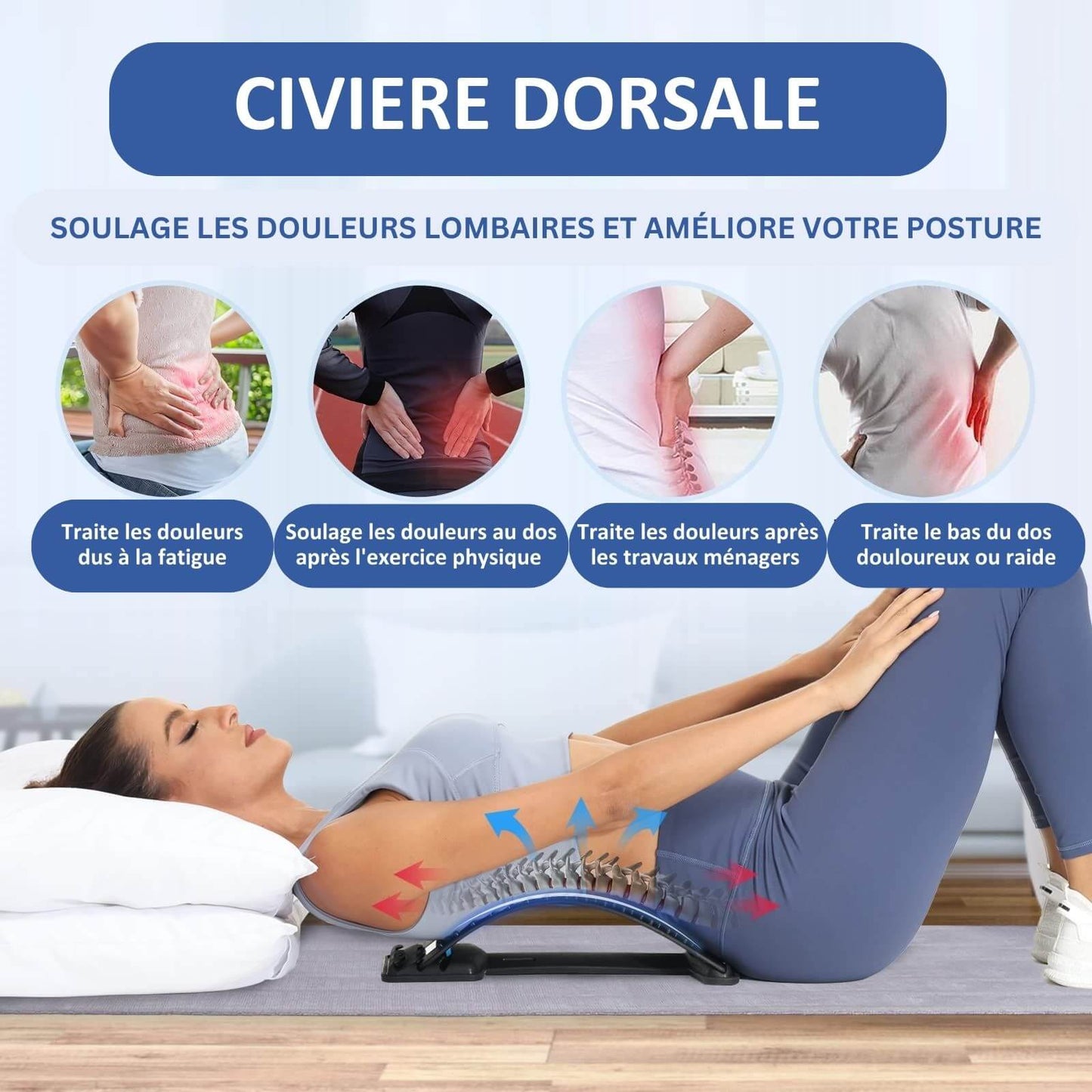 Civière Dorsale Orthopédique Spinelux™ Belle Vie Market