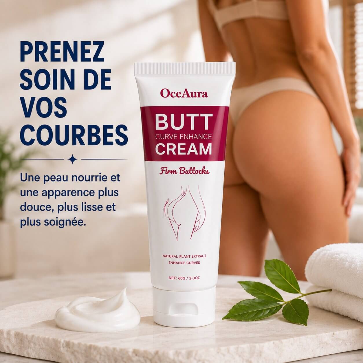 Crème Intensif Courbes & Fessier OceAura Bellevie™