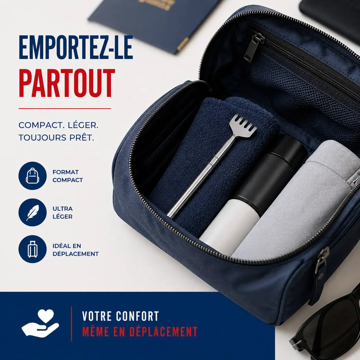 Gratte-dos télescopique Bellevie™ Belle Vie Market Soulagement du mal dos en 5 minutes
