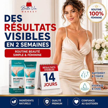 Crème Seins Sublimes Bellevie™ pour des seins plus fermes, galbés et embellis Belle Vie Market Soulagement du mal dos en 5 minutes