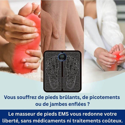 Tapis de Massage pour Pieds EMS - Pieds légers et sans douleur en 10 min Belle Vie Market