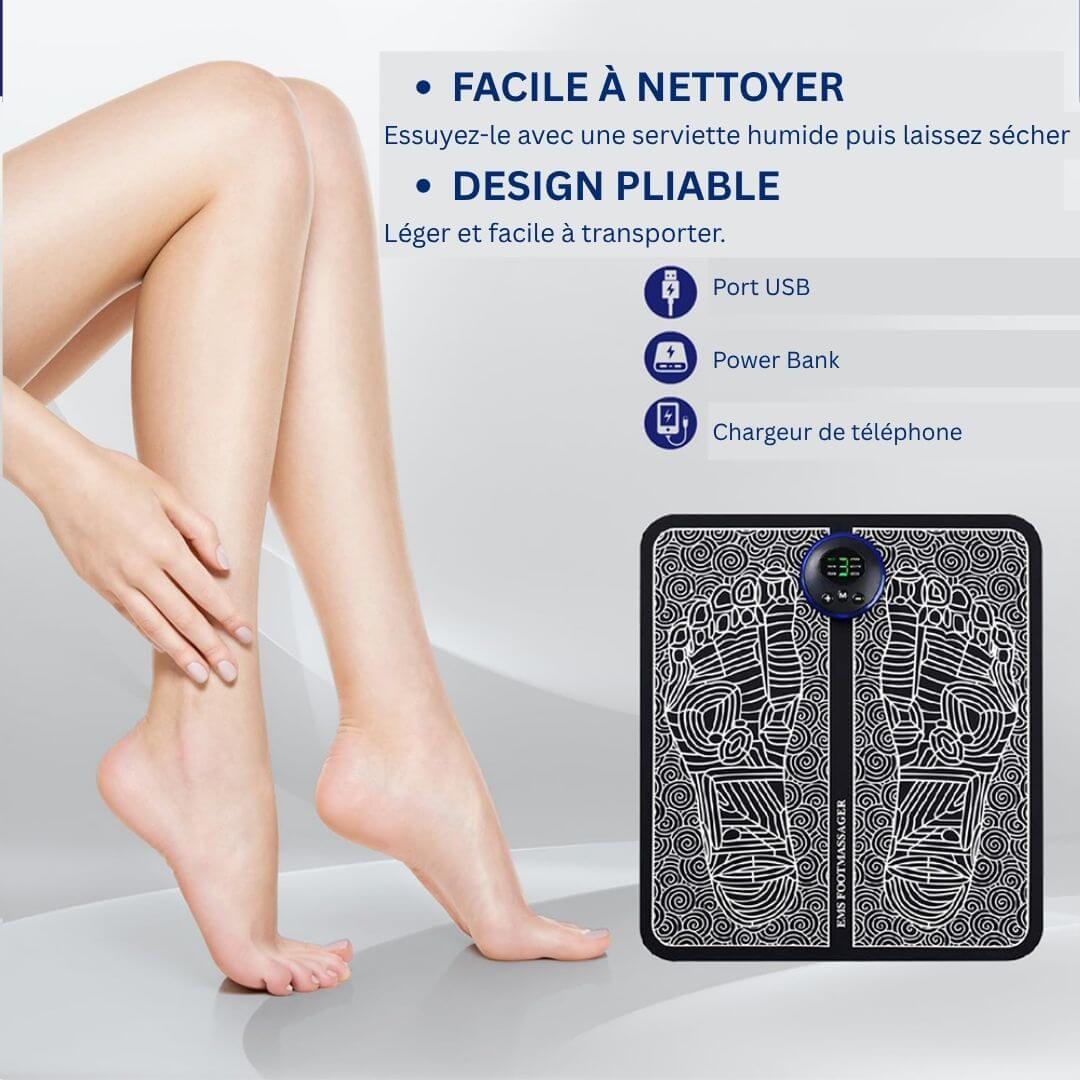Tapis de Massage pour Pieds EMS - Pieds légers et sans douleur en 10 min Belle Vie Market